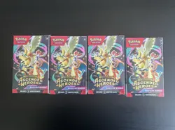 4X Pokemon TCG ascended heroes booster bundle - Image 1