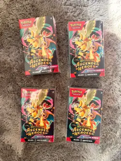 Pokemon TCG Mega Evolution Ascended Heroes Booster Bundle x4 - Image 2