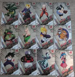 12 Card Lot SR Silver Foil Dragon Ball Heroes Trunks Gohan Bulma Vegito DBZ 2024 - Image 1