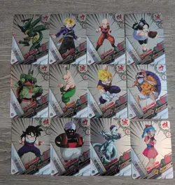 12 Card Lot SR Silver Foil Dragon Ball Heroes Trunks Gohan Bulma Vegito DBZ 2024 - Image 2