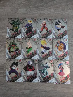 12 Card Lot SR Silver Foil Dragon Ball Heroes Trunks Gohan Bulma Vegito DBZ 2024 - Image 3