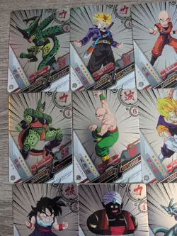 12 Card Lot SR Silver Foil Dragon Ball Heroes Trunks Gohan Bulma Vegito DBZ 2024 - Image 4