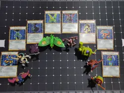 Dungeon Dice Monsters Yugioh Custom Figure & Card lot DDM - Image 2
