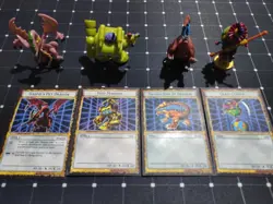 Dungeon Dice Monsters Yugioh Custom Figure & Card lot DDM - Image 5