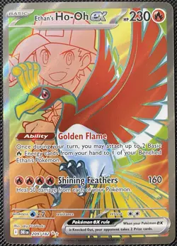 Ethan's Ho-Oh ex 209/182 Sv10: Destined Rivals Holo - Pokemon Card - Image 1
