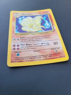 Pokemon TCG Ninetales Base Set Holo Unlimited Rare Card 12/102 - Image 2