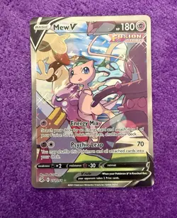 Pokemon Mew V Ultra Rare Full Art Holo 251/264 Fusion Strike Card - Image 1