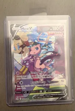 Pokemon Mew V Ultra Rare Full Art Holo 251/264 Fusion Strike Card - Image 3