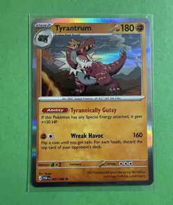Pokemon TCG Tyrantrum 045/088 Holo Rare Perfect Order Card NM Free Shipping - Image 1