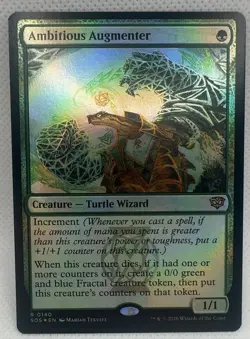 Ambitious Augmenter 140 Secrets of Strixhaven Foil R NM MTG Card - Image 1