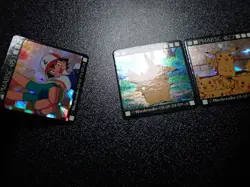Pokemon Bros GB Pocket Mini Card Prism Holo x3 Shining Pikachu & Ash #6291 EX/VG - Image 4