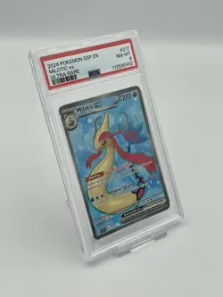 Pokemon TCG Milotic ex 217/191 2024 Surging Sparks Ultra Rare Card - PSA 8 - Image 2