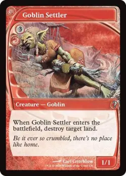 Goblin Settler (Future Sight) - Near Mint MTG Mystery Booster 2 - Image 1
