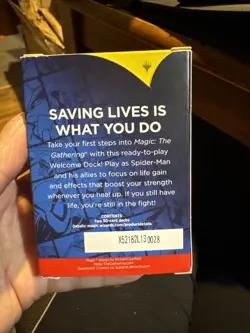 Magic The Gathering MTG Spiderman Marvel Welcome Deck WHITE New Sealed - Image 4