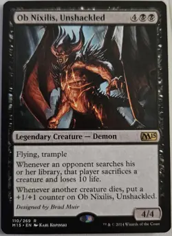 MTG Ob Nixilis, Unshackled Core Set 2015 (M15) Regular - Image 1