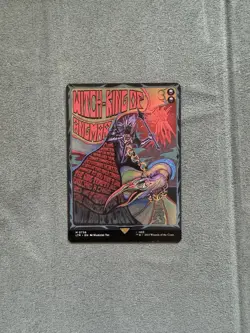 Lord of the Rings Witch-King of Angmar Borderless Poster MTG Magic The Gathering - Image 1