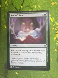 MTG Nature's Lore Commander Legends: Battle for Baldur's Gate 244/361 Regular W1 - Image 1
