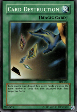 Card Destruction - Super Rare SDY-042 - NM - YuGiOh - Image 1