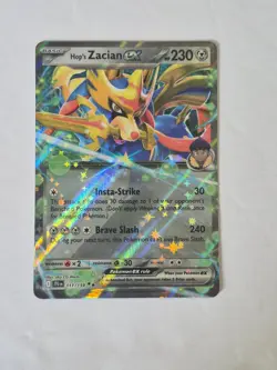 Hop's Zacian ex 111/159 Double Rare Journey Together Pokemon Holo Near Mint - Image 1