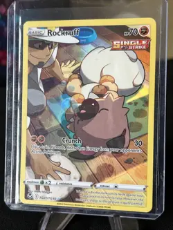 ROCKRUFF TG07/TG30 POKEMON SILVER TEMPEST HOLO RARE / Pack Fresh New - Image 4