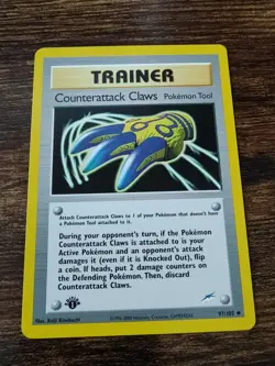 Pokemon Neo Destiny 1st Edition Counterattack Claws 97/105 Non Holo NM-MINT - Image 1