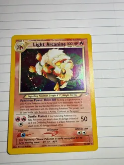 2000 Light Arcanine 12/105 Holo Rare Pokemon Card - Neo Destiny Set - Image 3
