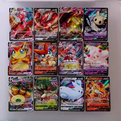 Pokemon card Lot 12cards Scizor Mimikyu Victini etc V VMAX Japanese (XU - Image 1