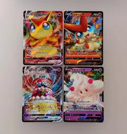 Pokemon card Lot 12cards Scizor Mimikyu Victini etc V VMAX Japanese (XU - Image 4