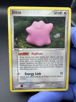 Pokemon TCG Ditto EX Delta Species 35/113 Uncommon 2005 Card LP+/NM - Image 2