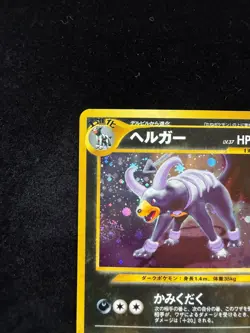 【NM】Pokemon Cards Vintage Back 1996 Houndoom No229 Japanese Holo Swirl - Image 3