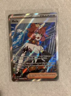 Mela 236/182 Paradox Rift Ultra Rare Full Art Supporter Pokemon - Image 1