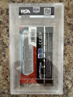 Pokemon Destined Rivals Team Rocket Art Sealed Booster Pack PSA 9 Mint - Image 2