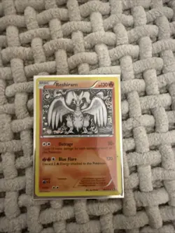 Pokemon Reshiram Legendary Treasures 28/113 Holo Rare Dragon Basic 130 HP - Image 1