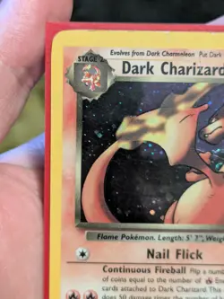 Pokemon Dark Charizard Team Rocket 4/82 Holo Rare Unlimited Damaged + Neck Swirl - Image 5