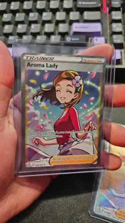 Pokemon Aroma Lady (Full Art) Ultra Rare SWSH07: Evolving Skies 199/203 NM - Image 1