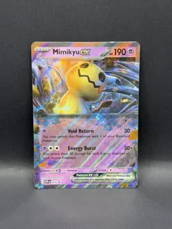 Mimikyu ex 004 PROMO BLACK STAR HOLO Pokemon TCG Scarlet & Violet English Foil - Image 2