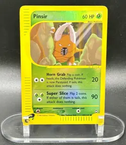 Pinsir 101/147 Reverse Holo Pokemon Aquapolis 2002 Wotc Vintage LP/MP - Image 2