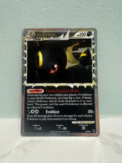 Pokemon TCG Umbreon Prime 86/90 HGSS Undaunted Ultra Rare Holo - Image 1