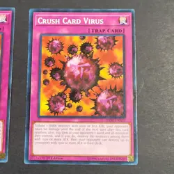 Yugioh - 3x Crush Card Virus - LEDD-ENA31 - Common - 1st Edition - NM/LP - 2017 - Image 4