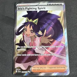 Pokemon TCG Iris's Fighting Spirit 180/159 Full Art Journey Together - Image 1