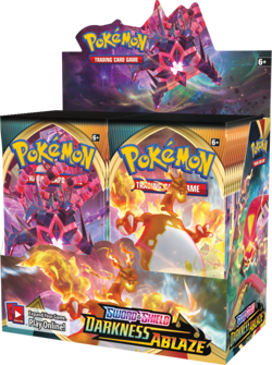 Pokemon Sword & Shield Darkness Ablaze SWSH03 Booster Box SEALED 820650817120 - Image 1