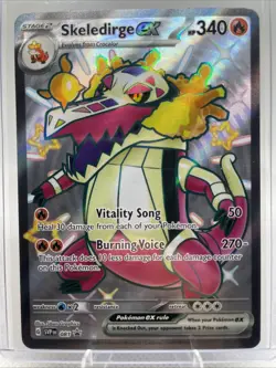 Skeledirge ex 081 Promo Full Art Shiny Paldean Fates Pokemon TCG NM/MINT - Image 1