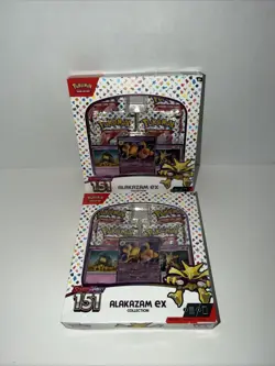 2 Pokemon Scarlet & Violet 151 Alakazam EX Collection Box - Image 1