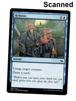 MTG Refocus Instant Fate Reforged 2015 Card Very Lightly Played - Image 1