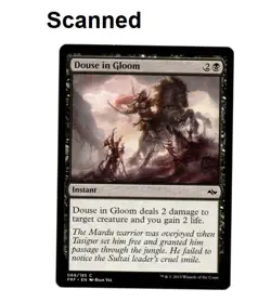 MTG Douse in Gloom Instant Fate Reforged 2015 Card Lightly Played Preowned - Image 1