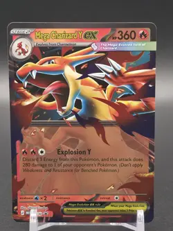 Pokemon TCG - Mega Charizard Y EX Mega Evolution Black Star Promo 030 #1 - Image 1