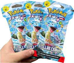 POKEMON SLEEVED & SEALED SCARLET & VIOLET STELLAR CROWN BOOSTER PACK - Image 1