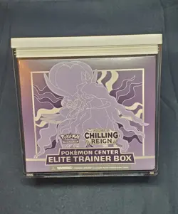 Pokemon TCG Sword & Shield Chilling Reign *Pokemon Center* Elite Trainer Box NEW - Image 1
