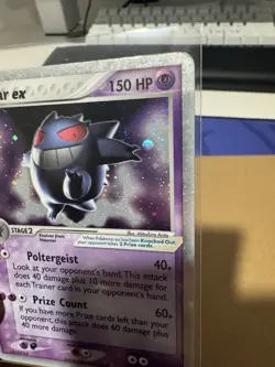 2004 Pokemon Gengar ex EX Fire Red & Leaf Green Holo Ultra Rare #108 Swirl - Image 2