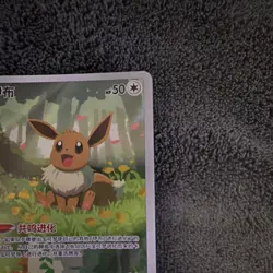 Pokemon Eevee Holo Chinese Set 2025 015/015 Basic Colorless Type TCG - Image 5